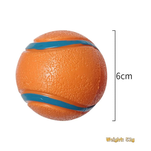 Tough Dog Toy Ball Chew Proof Elastic Jumping Fetch Ball for Large