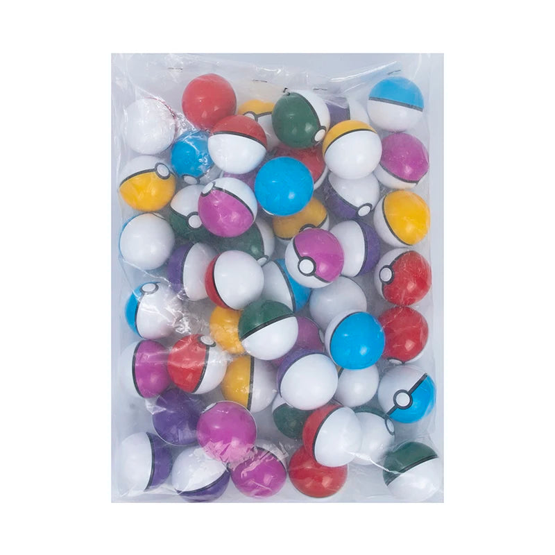 New Style 50Pcs Elf Ball 5CM 100Pcs 3CM Pokemon Anime Action Figure