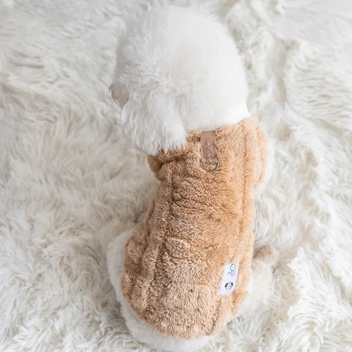Soft Fleece Dog Clothes Winter Warm Puppy Kitten Pullover Pet Clothes