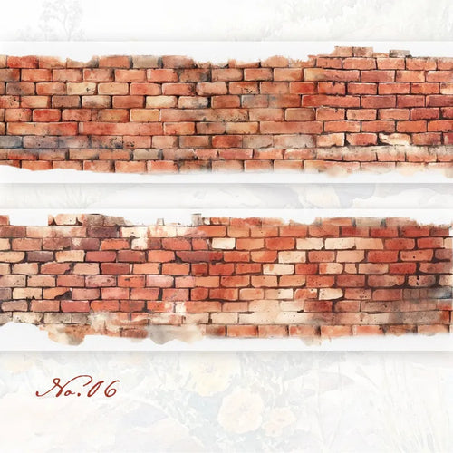 Journamm 50mm*2m PET Flower Wall Tapes Sticker Decor Junk Journal DIY