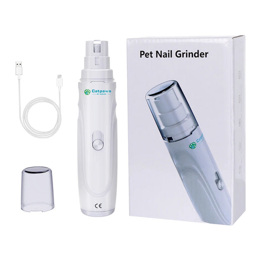 Dog Nail Grinder USB Rechargeable Electric Pet Paws Clipper & Trimmer