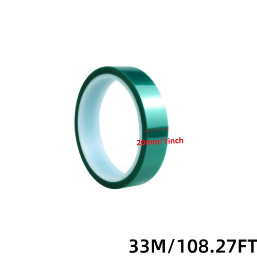 33M/Roll Green PET Film Tape High Temperature Heat Resistant PCB