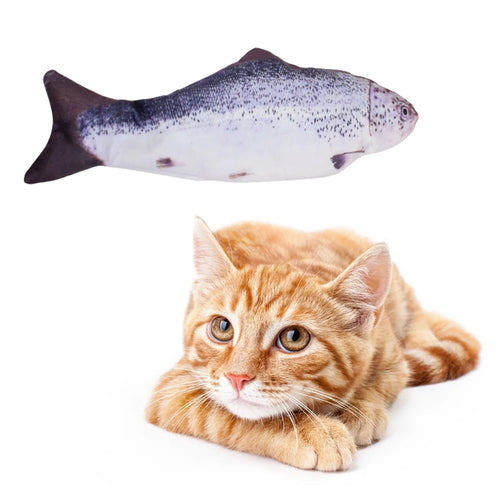Cat Toys Fish USB Charger Fish Interactive Electric Floppy Fish Cat