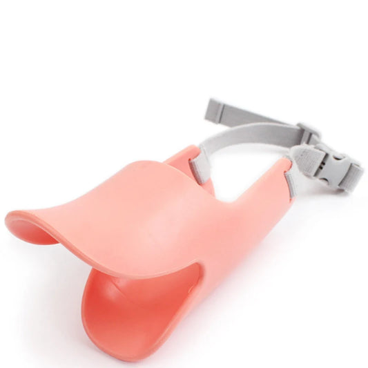 Dogf Bite Duck Mouth Shape Dog Mouth Cover Silicone Biteproof Pet