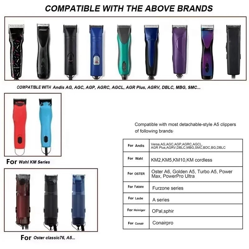 7FC Detachable Pet Dog Clipper Blade Set Compatible With For Most