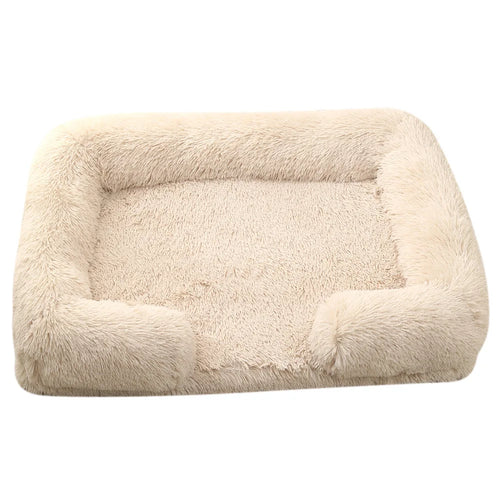 Sofa Dog Bed Plush Pet House Non-slip Cat Mat Thicken Removable Cat