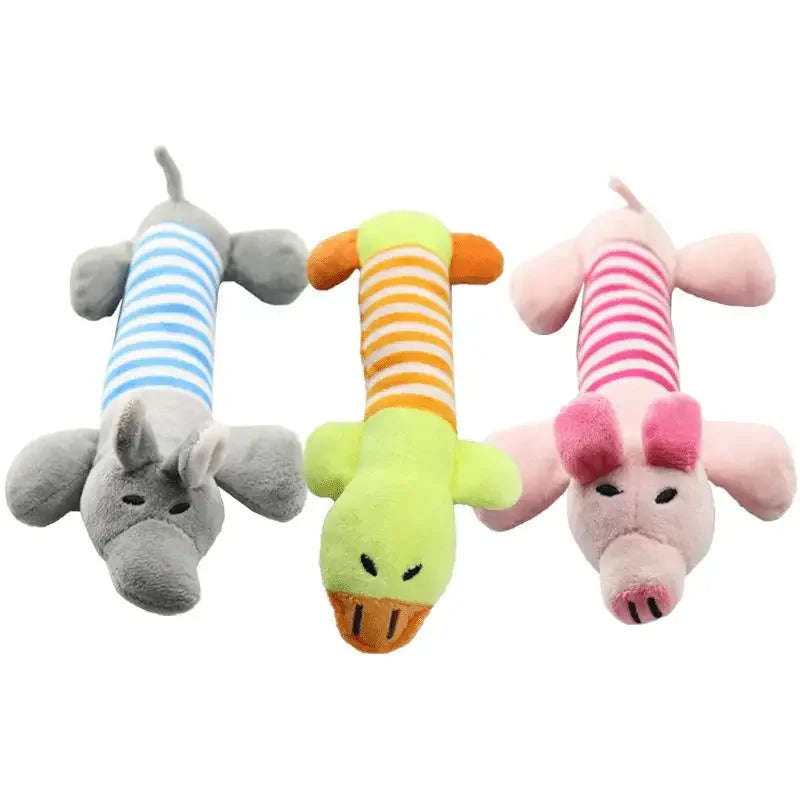 Best Pet Supplies Dog Toy Cute No Stuffing Duck with Soft Squeaker Fun