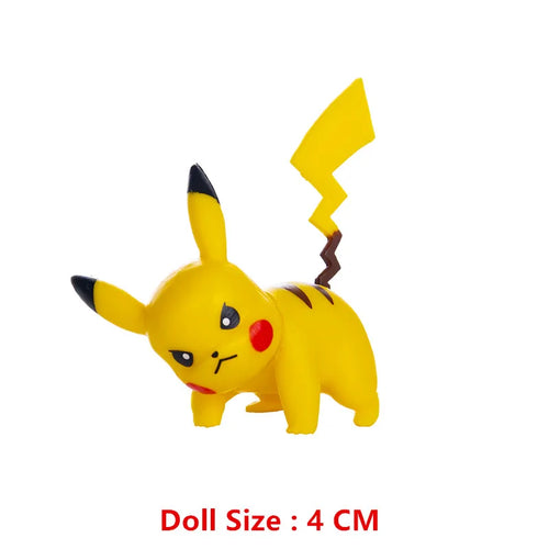 New Pokemon 4-13Cm Cartoons Movie Anime Figure Pikachu Lucario Mewtwo