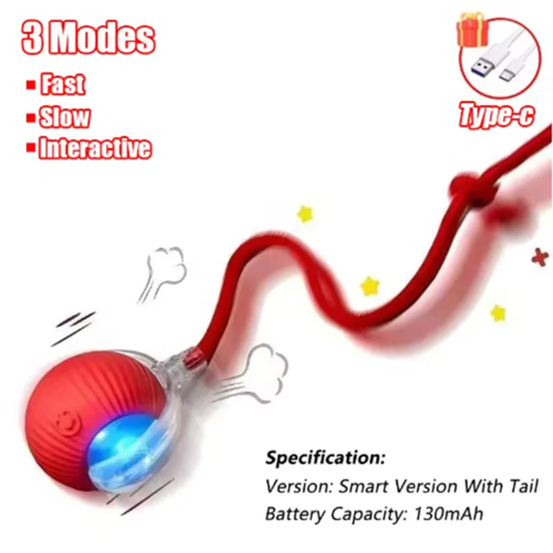 Hot intelligent interactive cat ball long-lasting and durable easy to
