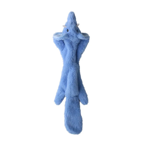 Funny Simulated Animal No Stuffing Dog Toy with Squeakers Durable