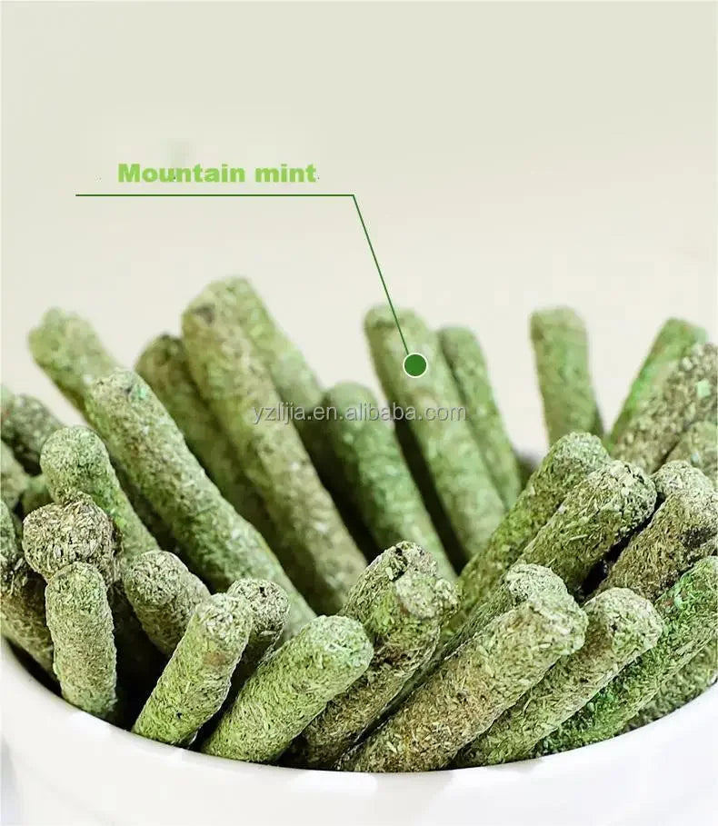 6pcs Natural Matatabi Cat Stick Mint Caught Bite Excited Rods