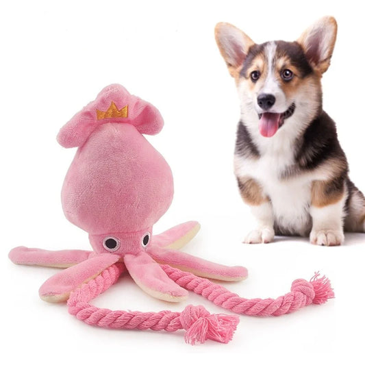 Supet Pet Octopus Plush Rope Toy Is Bite-resistant, Fun and