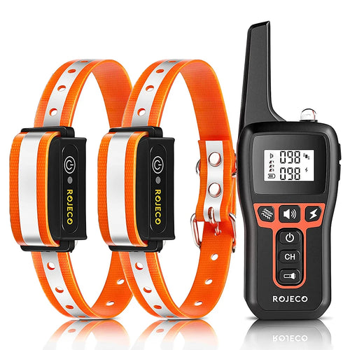 ROJECO 1000m Electric Dog Training Collar Remote Control Waterproof