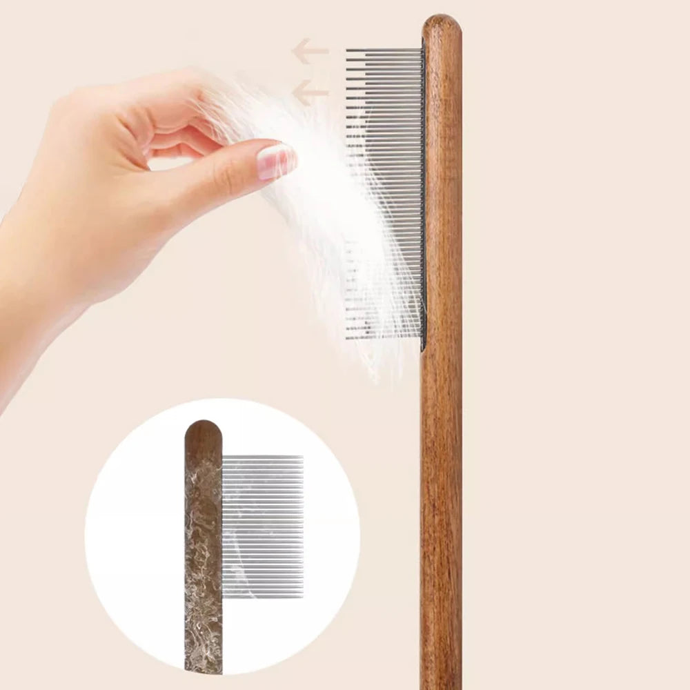 Cat Comb Cat Comb Brush Long Hair Cat Needle Comb Open Knots To Remove