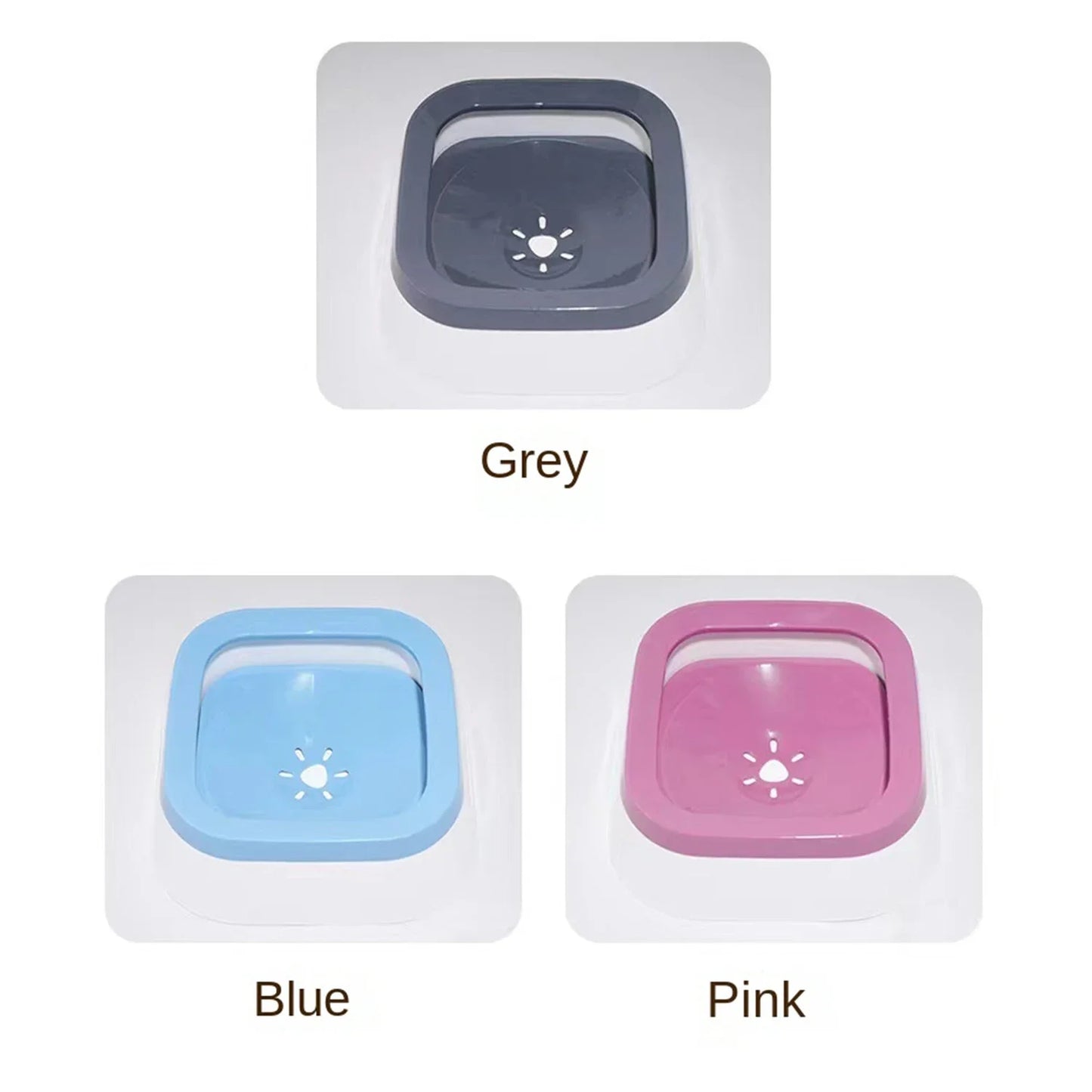 1pc Anti-splash Water Bowl For Dogs 1L Large Capacity Drinker Drinking