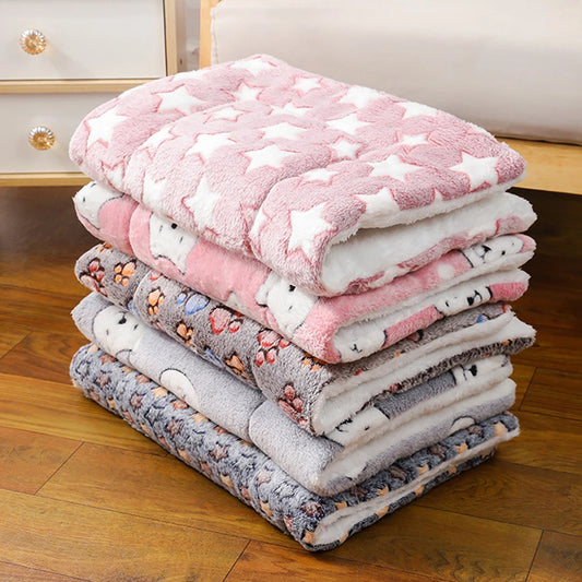 Cute Small Dog Mat Double-sided Use Winter Warm Medium Cat Sofa