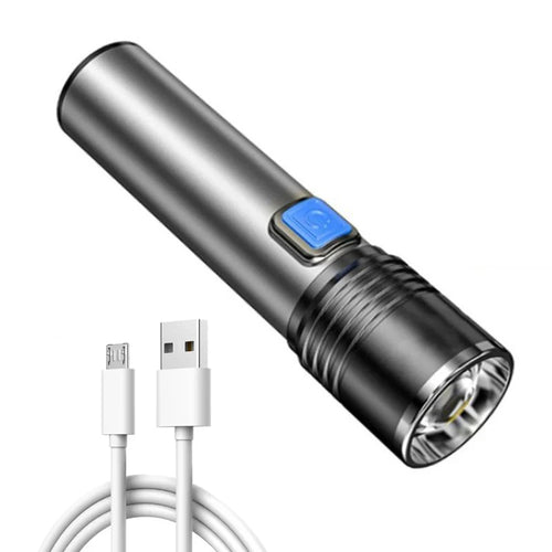 395nm UV Flashlight Blacklight Zoomable USB Rechargeable UV Light