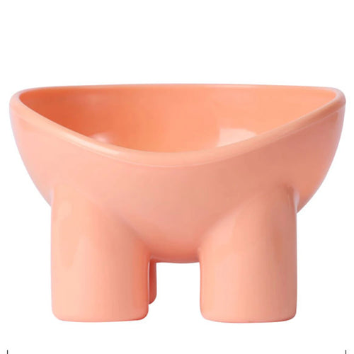 Portable Anti-Drop Cat Dog Pet Feeding Bowl - Food And Water Feeder