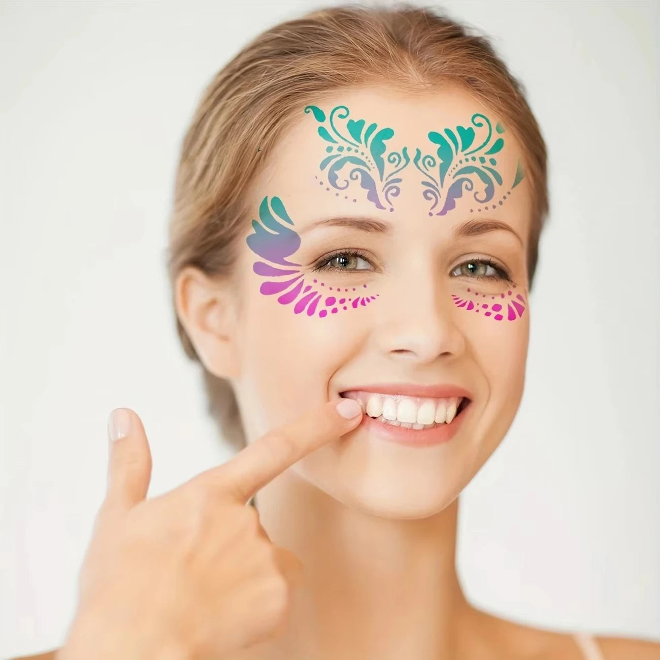 16 Reusable Pet Face Painting Stencils, Various Designs, Suitable for