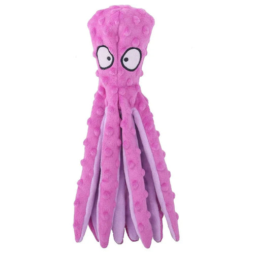 Dog Vocal Toys Octopus Non-stuffed Soft Plush Toy Puppy Educational
