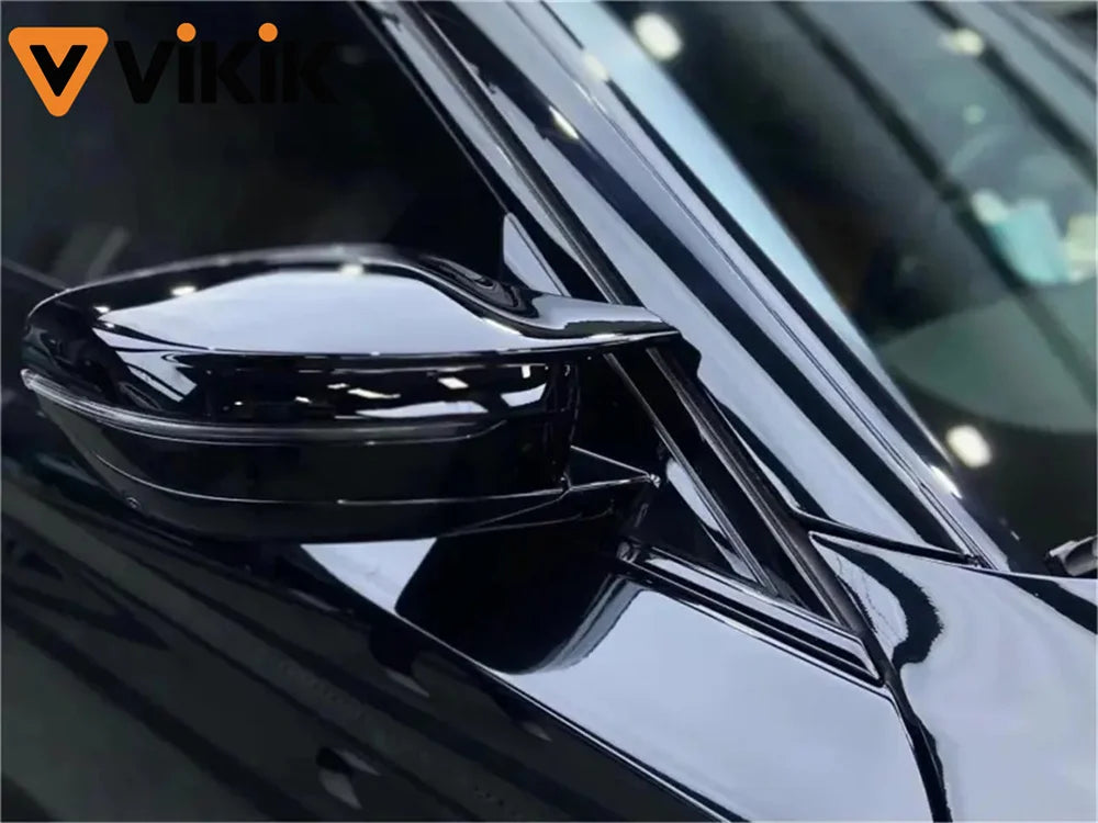 PET Glossy Piano Black Car Body Film Vinyl Wrap Styling Decal Self