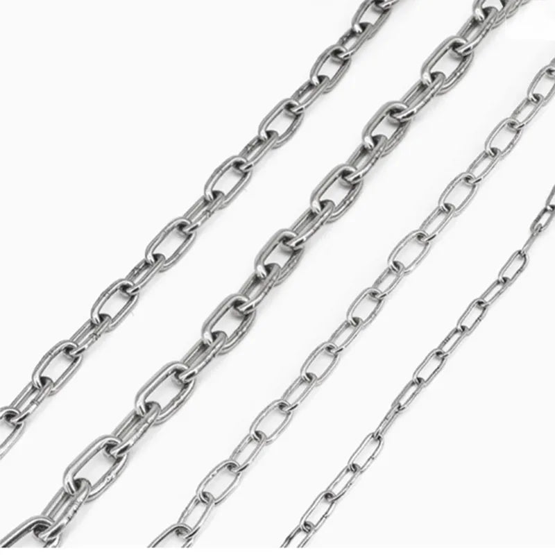 1Meter 2/3/4/5/6mm Stainless Steel Chains Lifting Chain Rope High