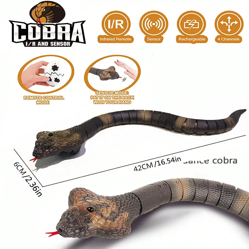 Infrared Remote Control Animal Cobra Insect Cockroach Caterpillar Cat