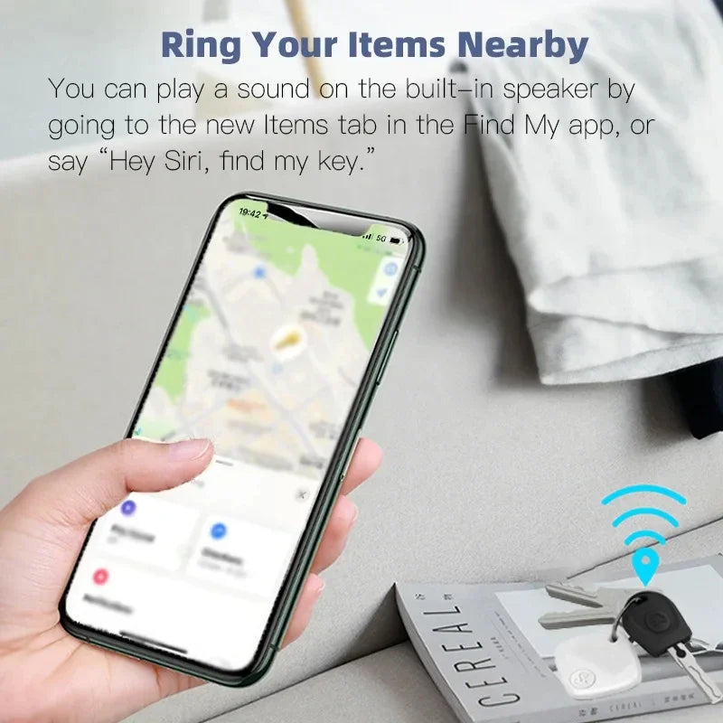 Mini Anti-Lost Tracking Device Bluetooth Works with Apple Find My APP