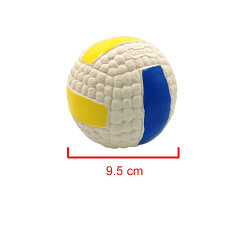 Soft Pet Ball Squeaky Toy For Small Large Dog Rugby Tennis Volleyball