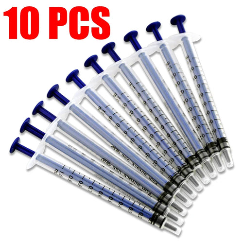 1ml 2.5ml 3ml 5ml 10ml 20ml 30ml 50ml 10Pcs Disposable Syringe pet No