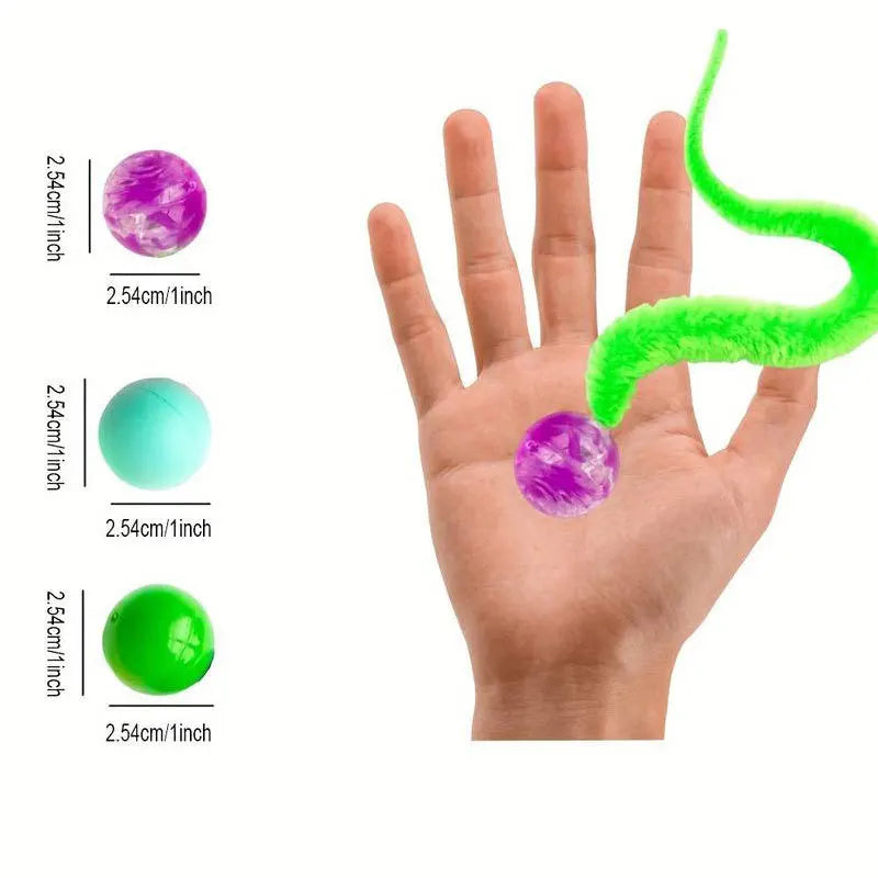 Cat interactive toys Tickle Cat Colorful Bouncing Ball Pet Supplies