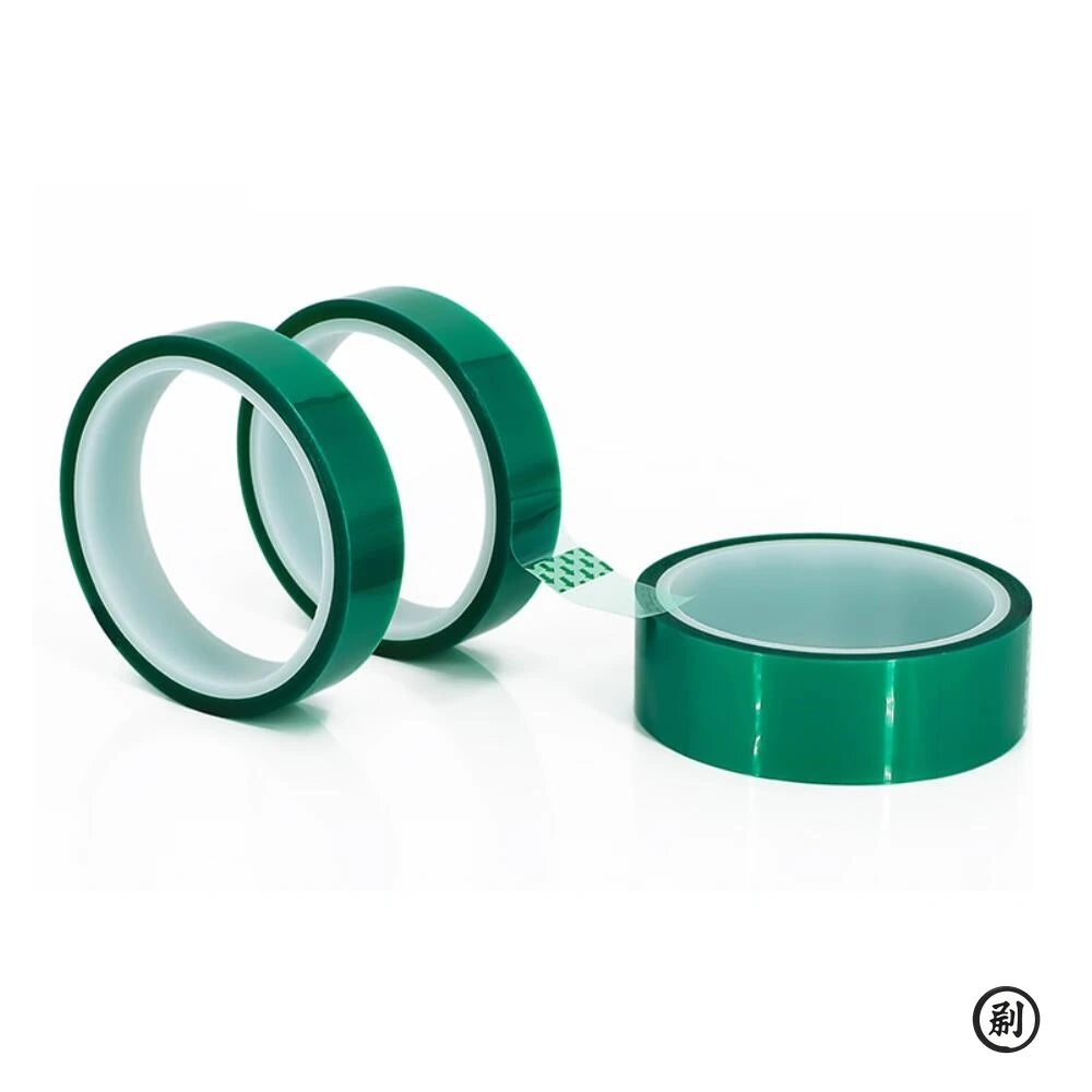 Green Polyester Hi-Temp Masking Tape PET Tape With Silicone Adhesive,