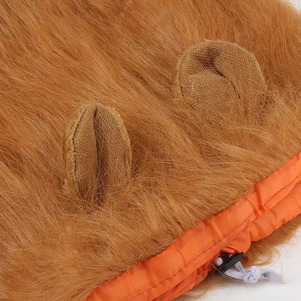 Cute Pet Dog Cosplay Clothes Lion Mane For Dog Costumes Realistic Lion