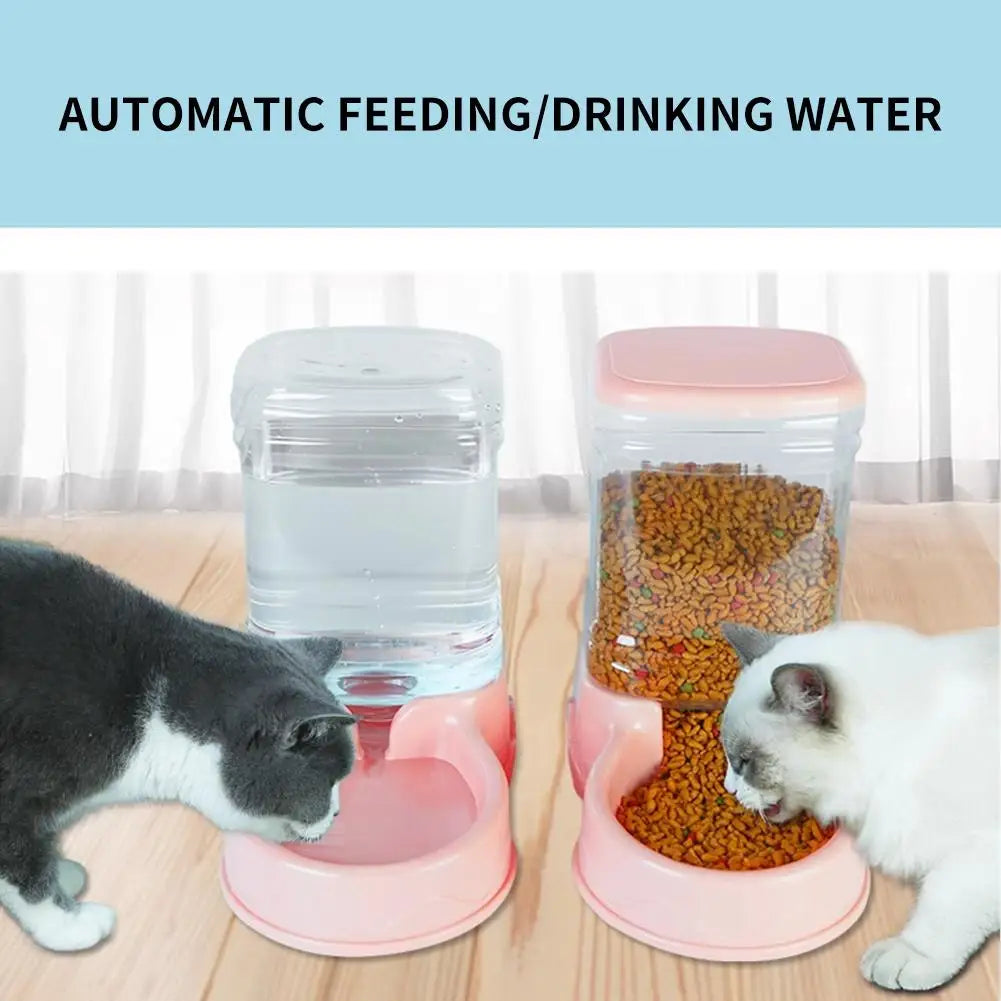 3.8L Water Fountain Drink Bowl Automatic Pet Feeder Large Cat Dog Food