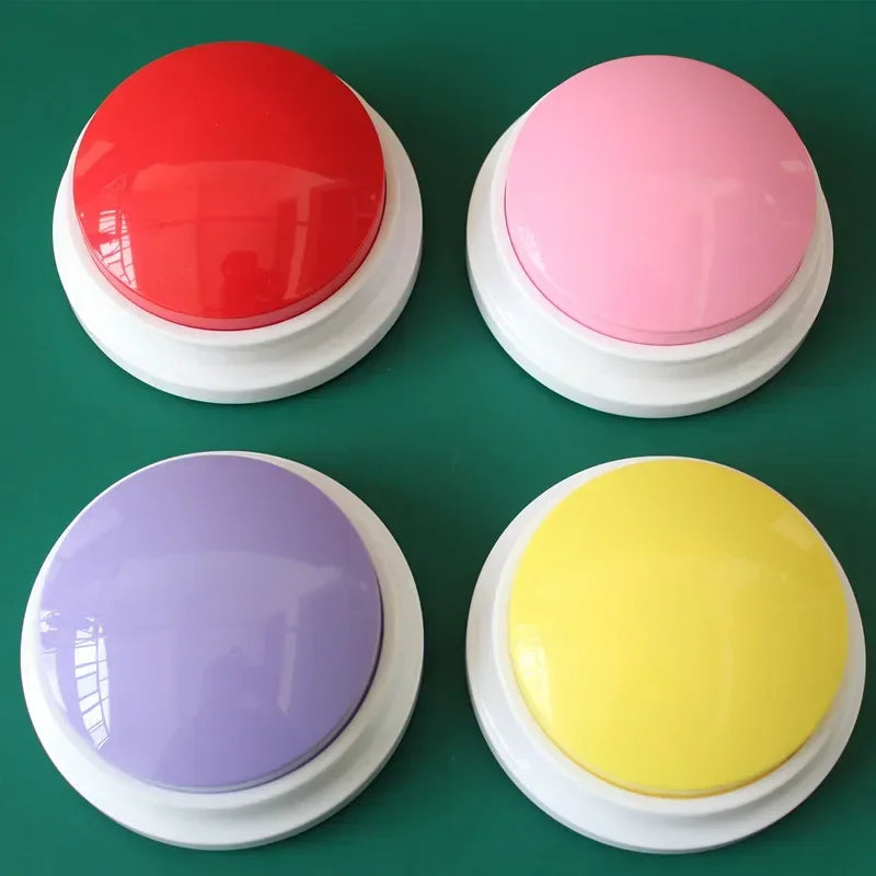 Pet Sound Box Recordable Talking Button Cat Voice Recorder Toy for