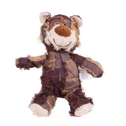 Pet Teddy Bear Soundmaking Toy Plush Interactive Dog Toys Grinding