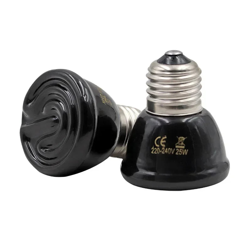 Ceramic Heated Incubation Lamp, Infrared Lamp, Infrared Light Bulb,