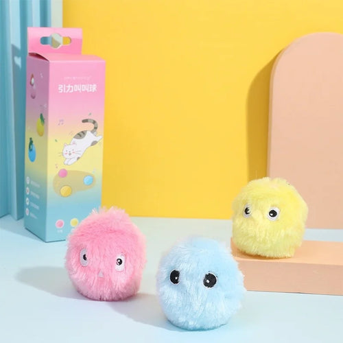Interactive Ball Smart Cat Toys Plush Electric Catnip Training Toy