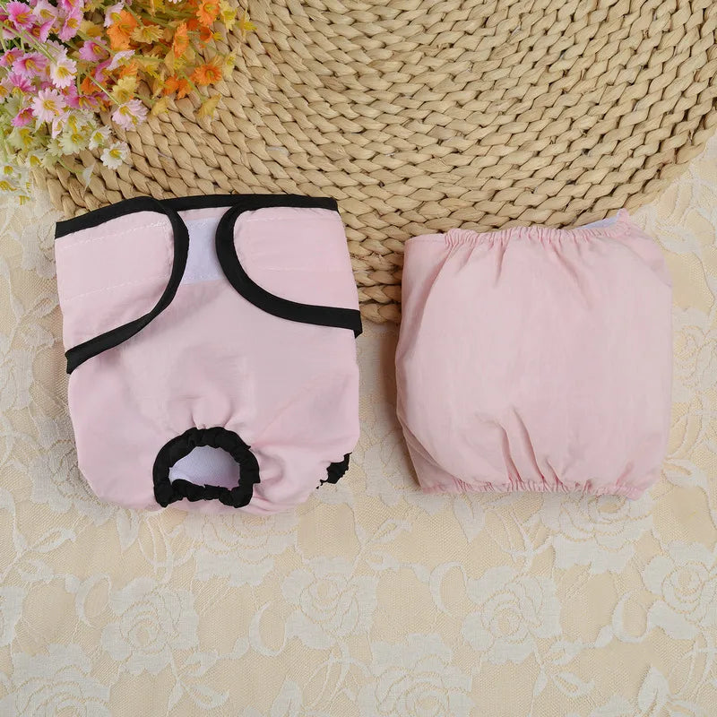 Reusable Sanitary Panties Washable Small Dog Pet Diapers Female Dogs