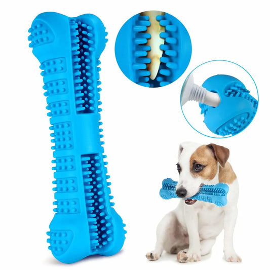 Soft Rubber Dog Toothbrushes Puppy Chew Toys Dog Brush Stick 360