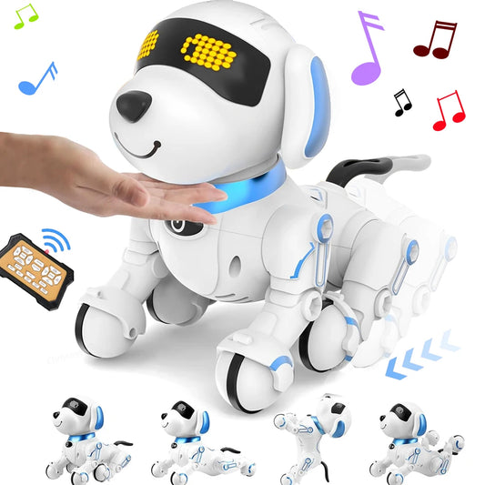 RC Robot Dog Electronic Stunt Pet Interactive Touch Programmable Smart