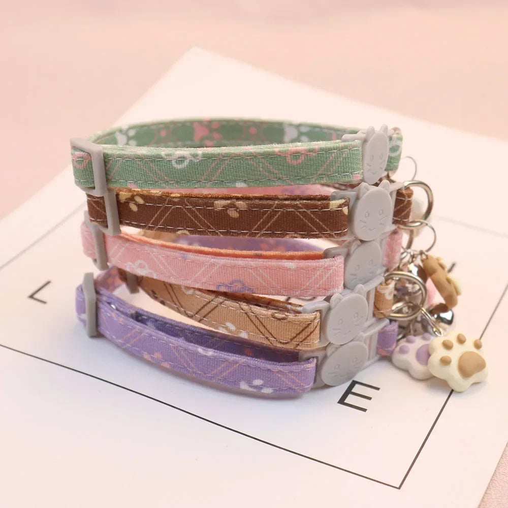 Cute Neck Pet Collar with Bell for Small Dogs Puppy Kitten Stuff