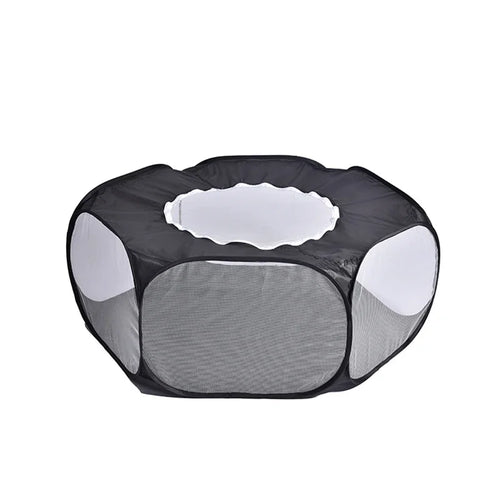 Portable Small Pet Cage Transparent Cat and Dog Cage Tent Pet Playpen