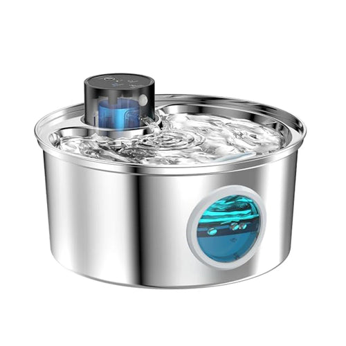 3.2L Recharge 5V USB Cat Water Fountain Automatic Sensor Stainless