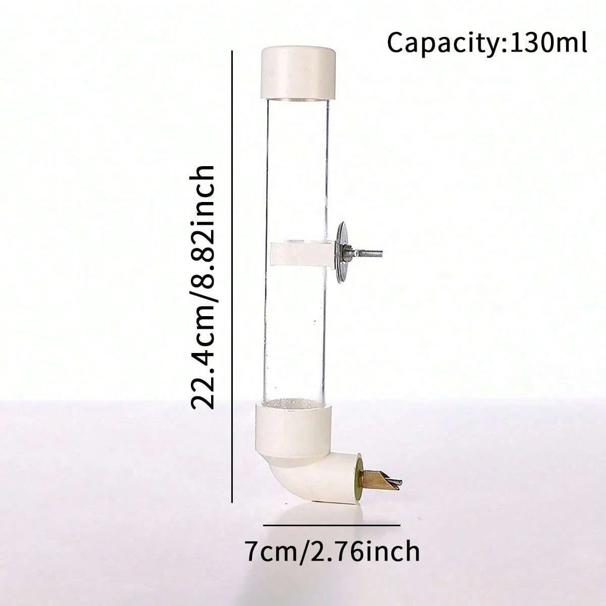 1pc-Parrot water dispenser, water bottle, hanging automatic feeder