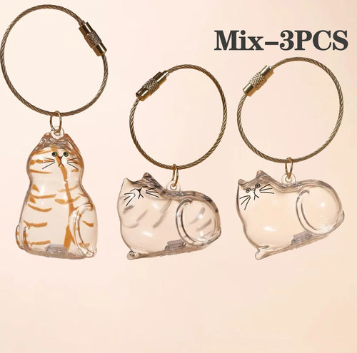 Pet Hair Memorial Keepsake Box & Bottle - Transparent Storage