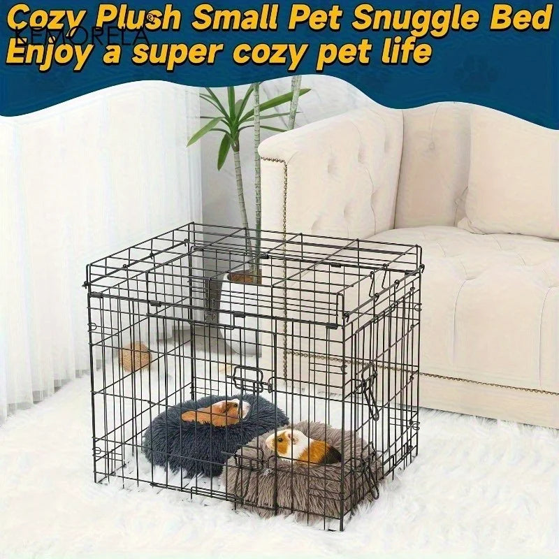 1PCS Ultra-Soft Plush Pet Nest Cozy Warm Hamster Sleeping Bed Non-Slip