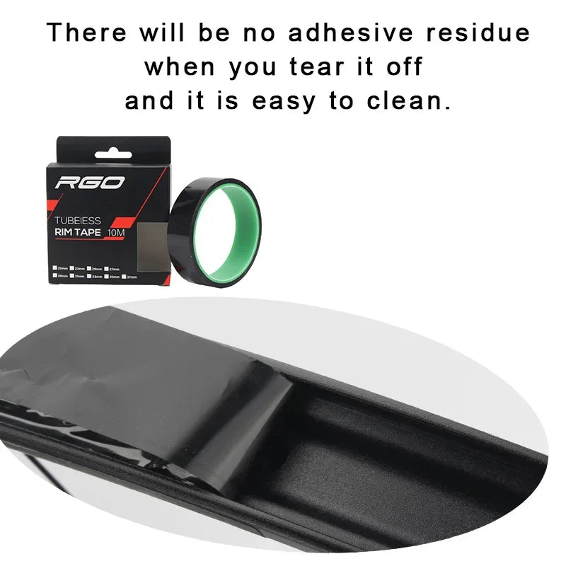 RGO Bicycle Tire Liner Vacuum Tire Pad MTB Tubeless Rim Tapes 20-37MM