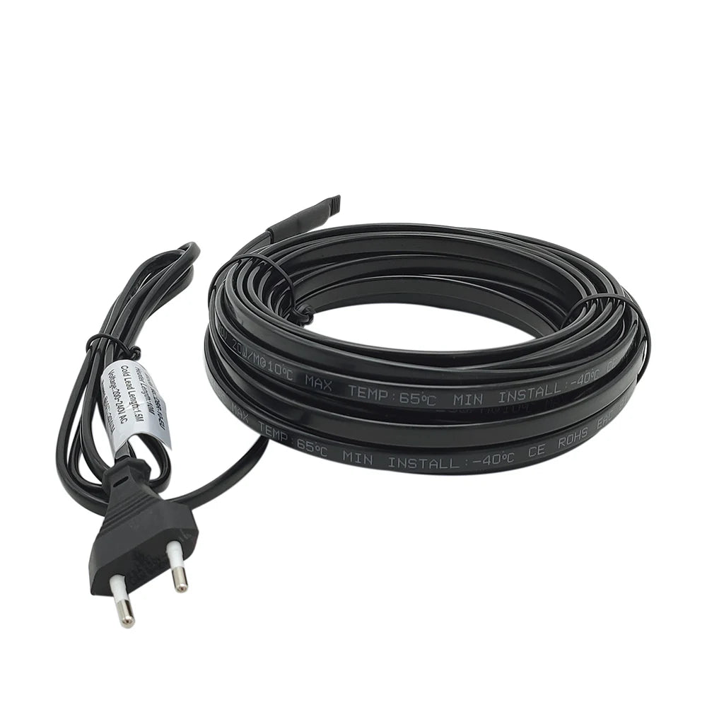 MINCO HEAT AC200~240V EU Plug Self Regulating Heating Cable for Water