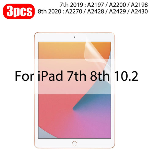 3Pcs Paper Feel Like Screen Protector For ipad Air 11 Pro 13 2024